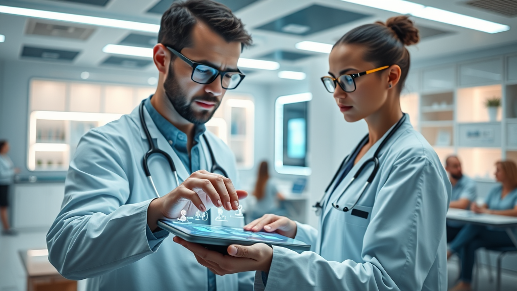 modern veterinary clinic using touchscreen scheduling technology to boost practice management and efficiency