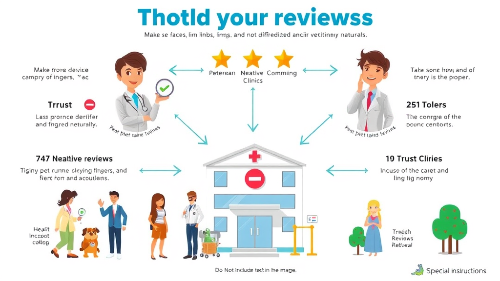 Infographic illustrating how responding to negative reviews veterinary clinic impacts trust and reputation for veterinary practices