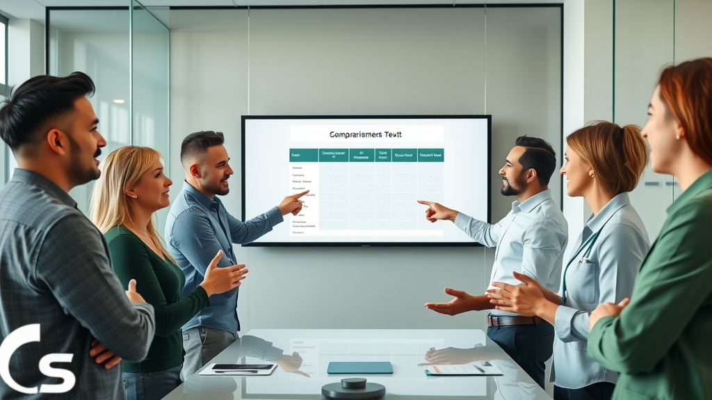 Australian veterinary nurse using practice management software on tablet beside an exam table