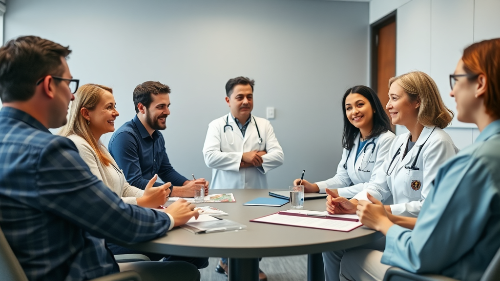 Veterinary team engaged in communication training, demonstrating active listening and client role-play for excellent customer service
